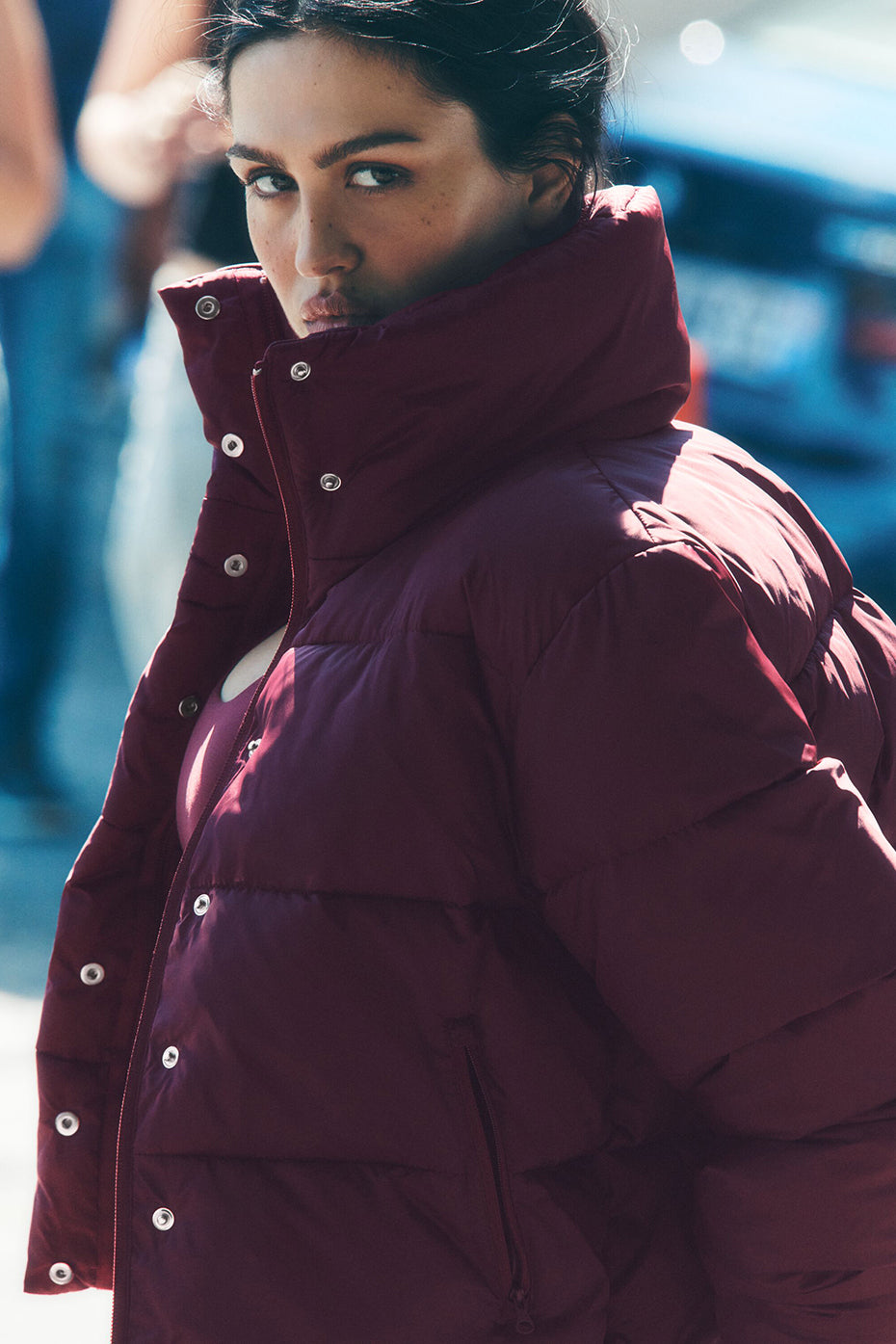Alo Yoga Gold Rush Puffer - Burgundy - imagen 1