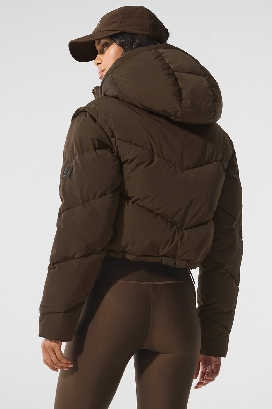 Alo Yoga Glacier Puffer - Espresso - imagen 3