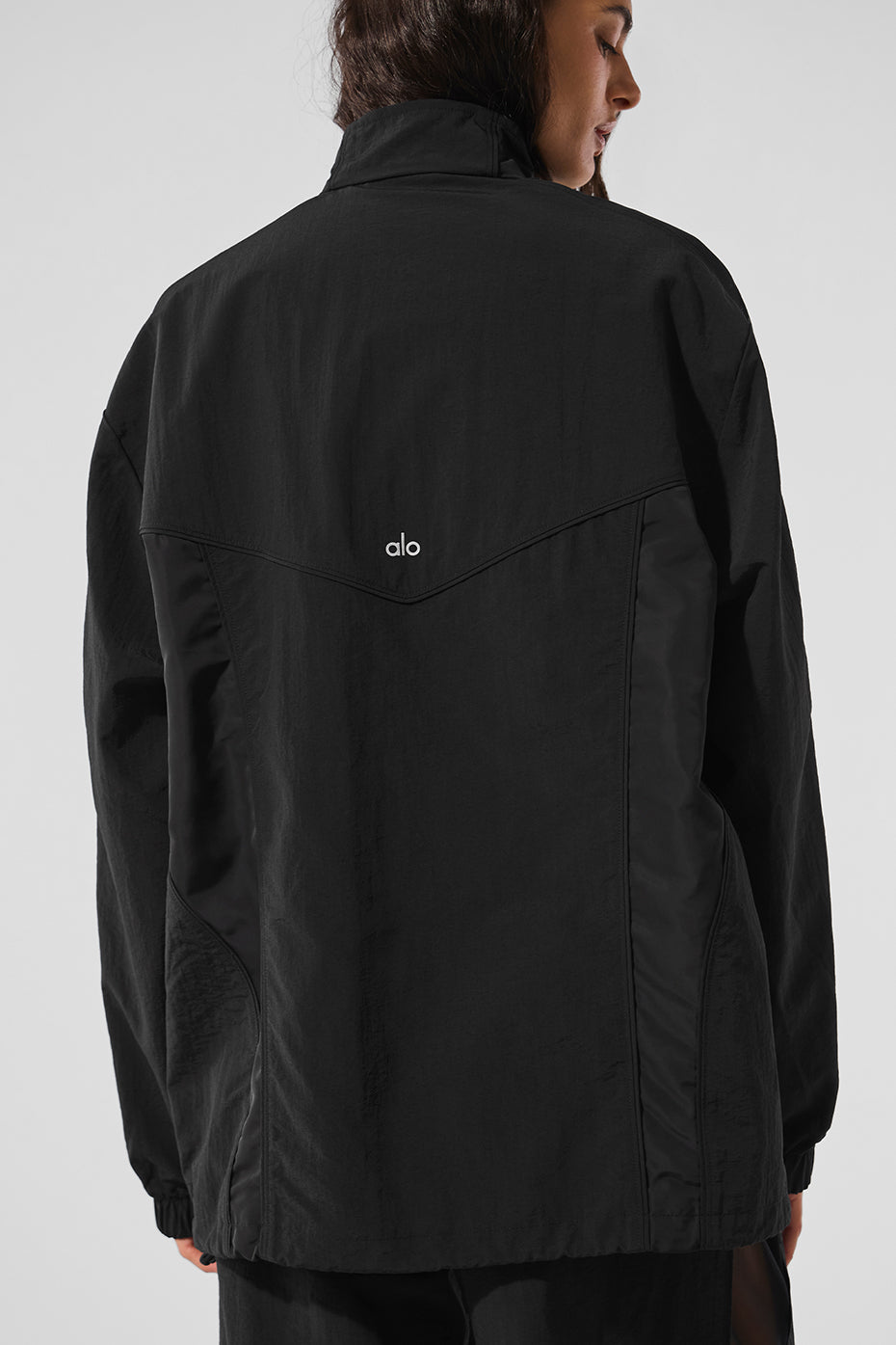 Alo Yoga Origin Full-Zip Track Jacket - Black - imagen 3