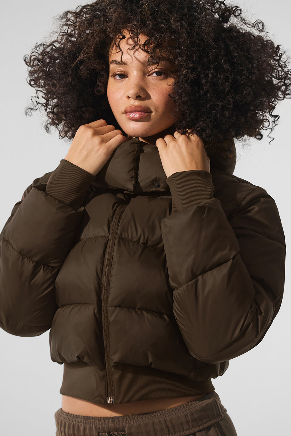 Alo Yoga Foxy Puffer Jacket - Espresso - imagen 1