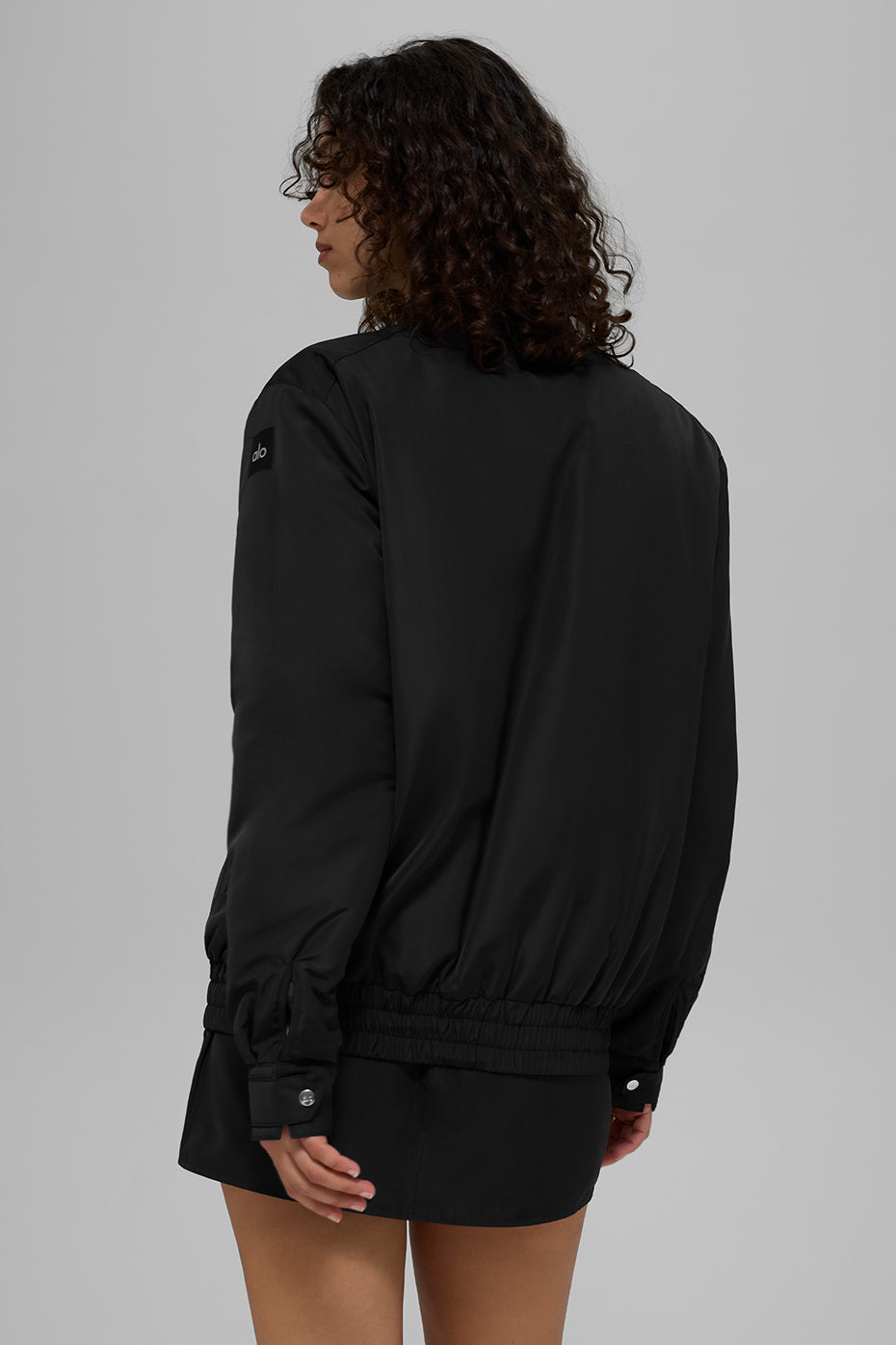 Alo Yoga Work It Bomber - Black - imagen 3