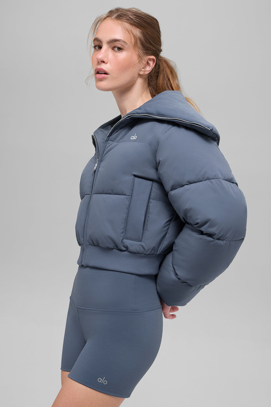 Alo Yoga Captivate Puffer - Bluestone - imagen 2