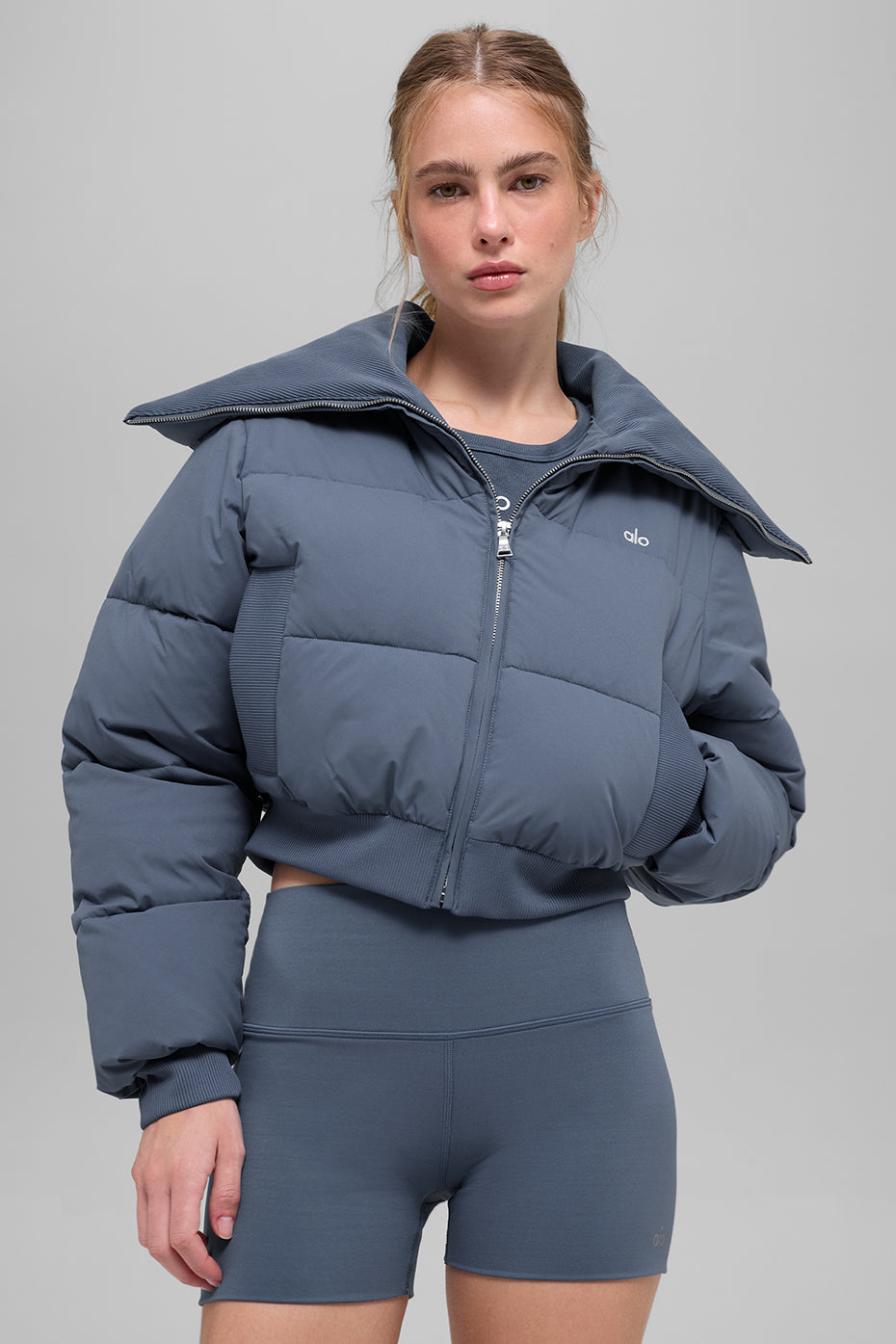 Alo Yoga Captivate Puffer - Bluestone - imagen 3