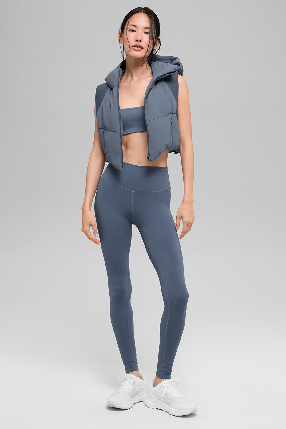 Alo Yoga Fast Lane Puffer Vest - Bluestone - imagen 5