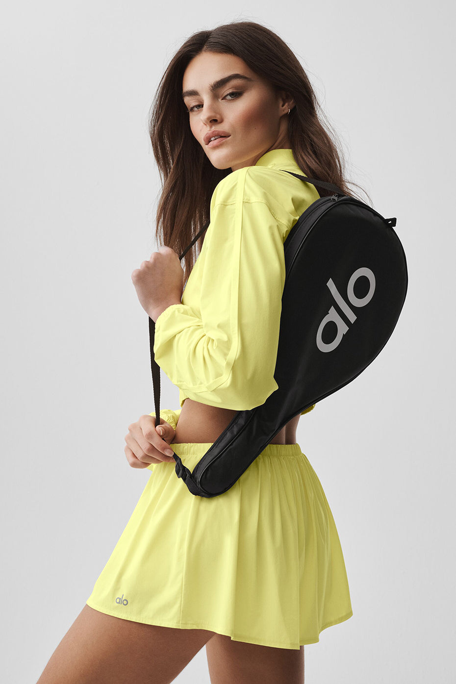 Alo Yoga Cropped Breezy Full-Zip Cover Up - Sunshine - imagen 5