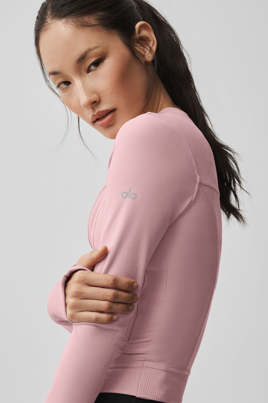 Alo Yoga Alosoft Recharge Jacket - Vintage Pink - imagen 3