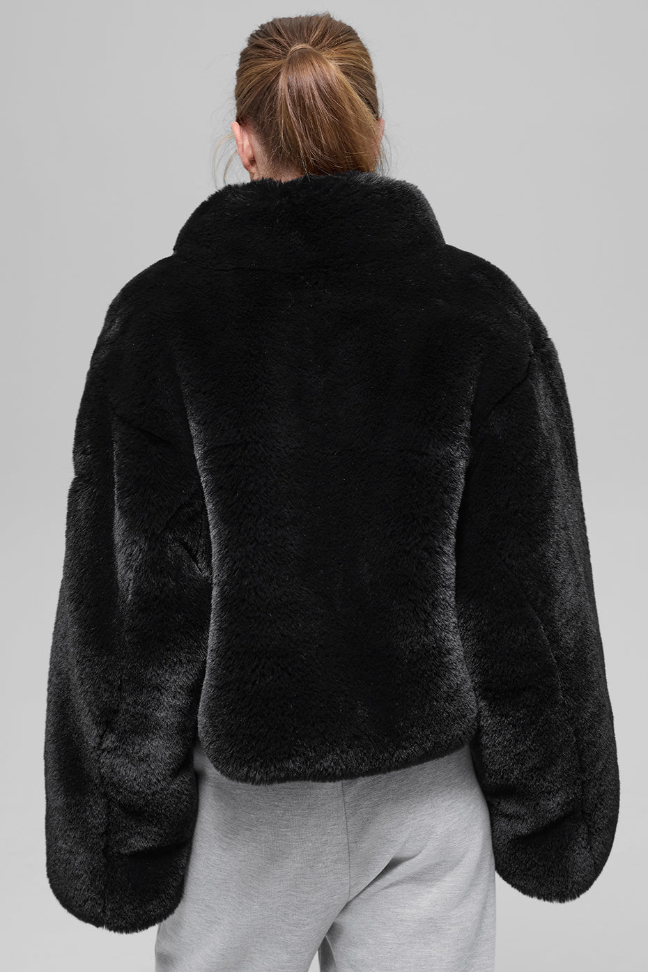 Alo Yoga Faux Fur Allure Jacket - Black - imagen 3