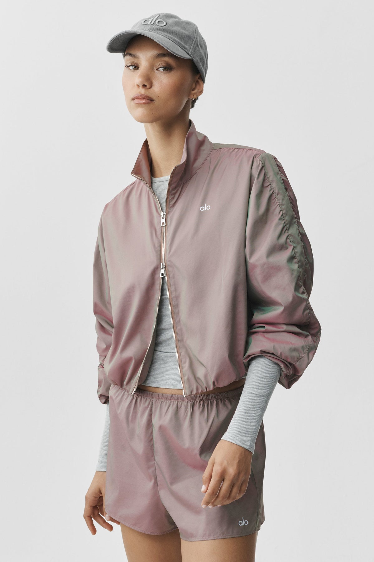 Alo Yoga Prismatic Jacket - Pink Moonlight - imagen 4