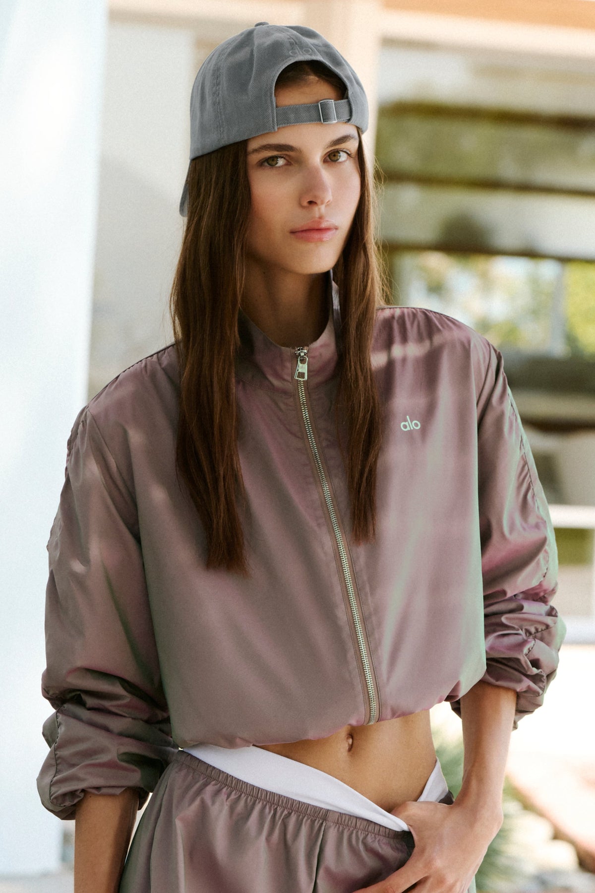 Alo Yoga Prismatic Jacket - Pink Moonlight - imagen 1