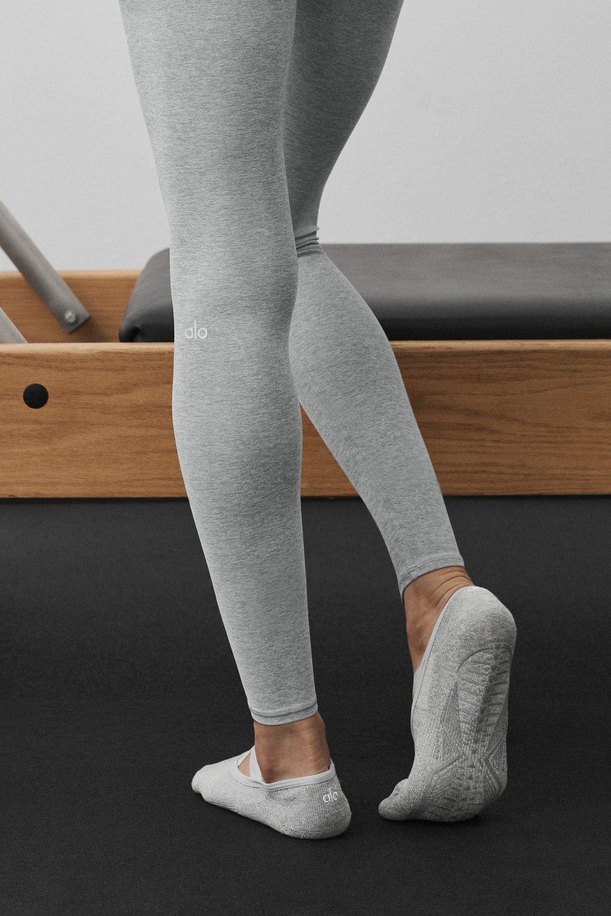 Alo Yoga Alosoft High-Waist 7/8 Highlight Legging - Vintage Athletic Heather - imagen 3