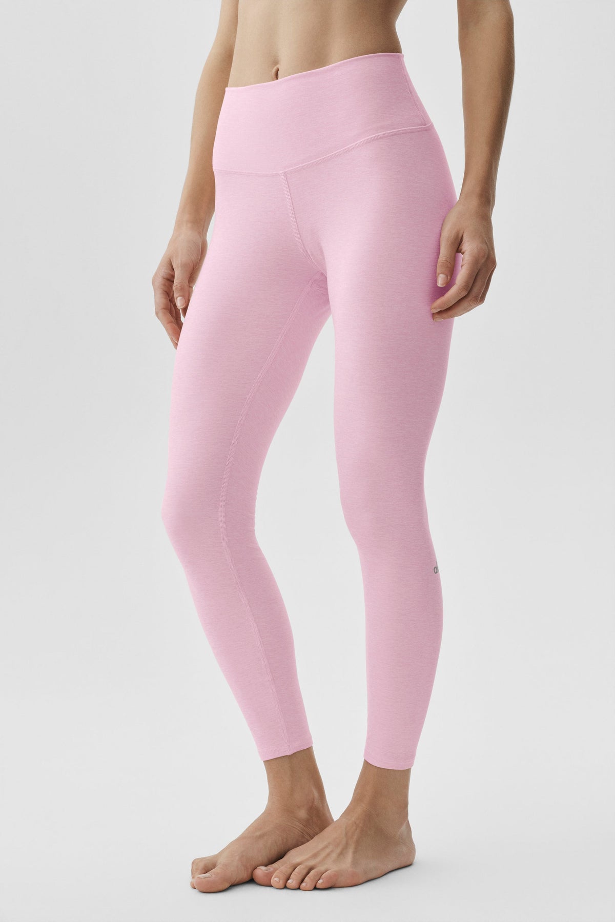 Alo Yoga Alosoft High-Waist 7/8 Highlight Legging - Pink Marshmallow Heather - imagen 3