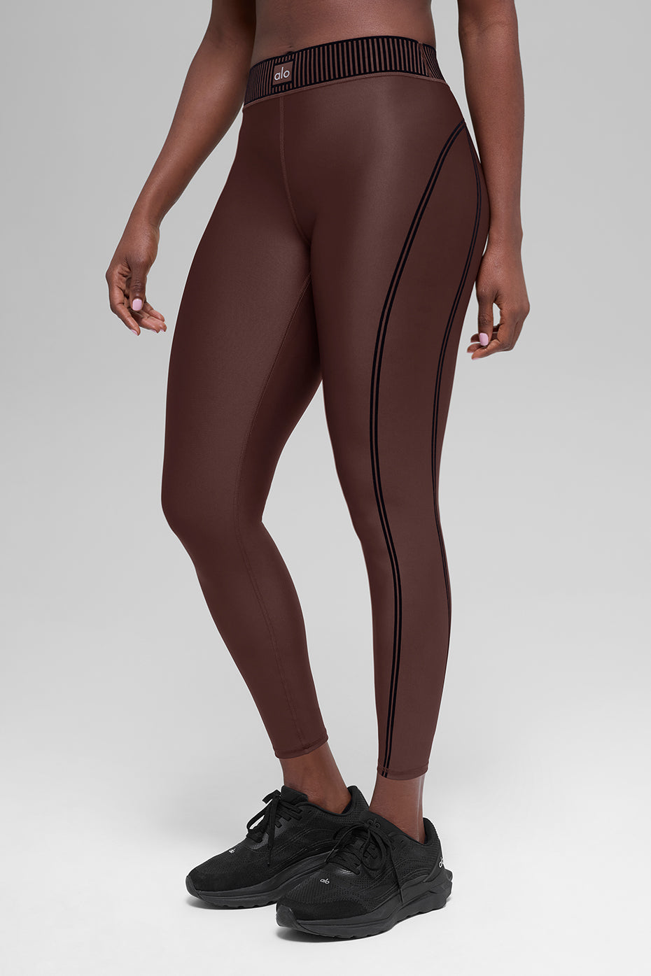 Alo Yoga Airlift High-Waist 7/8 Line Up Legging - Brownstone - imagen 1