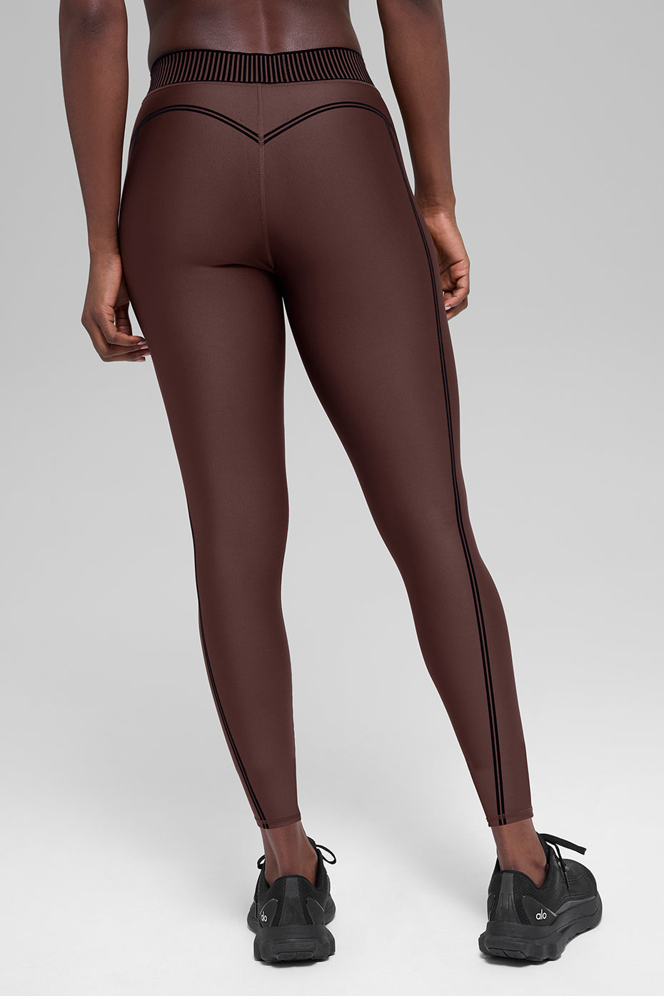 Alo Yoga Airlift High-Waist 7/8 Line Up Legging - Brownstone - imagen 2