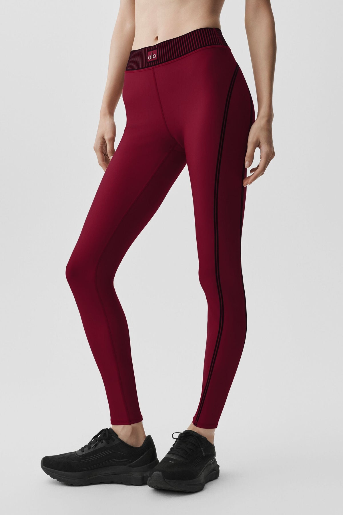 Alo Yoga Airlift High-Waist 7/8 Line Up Legging - Summer Romance Red - imagen 3