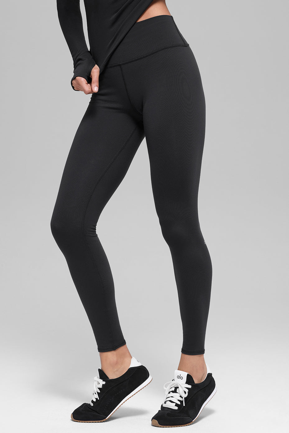 Alo Yoga Airbrush Winter Warm High-Waist Nocturne Legging - Black - imagen 1