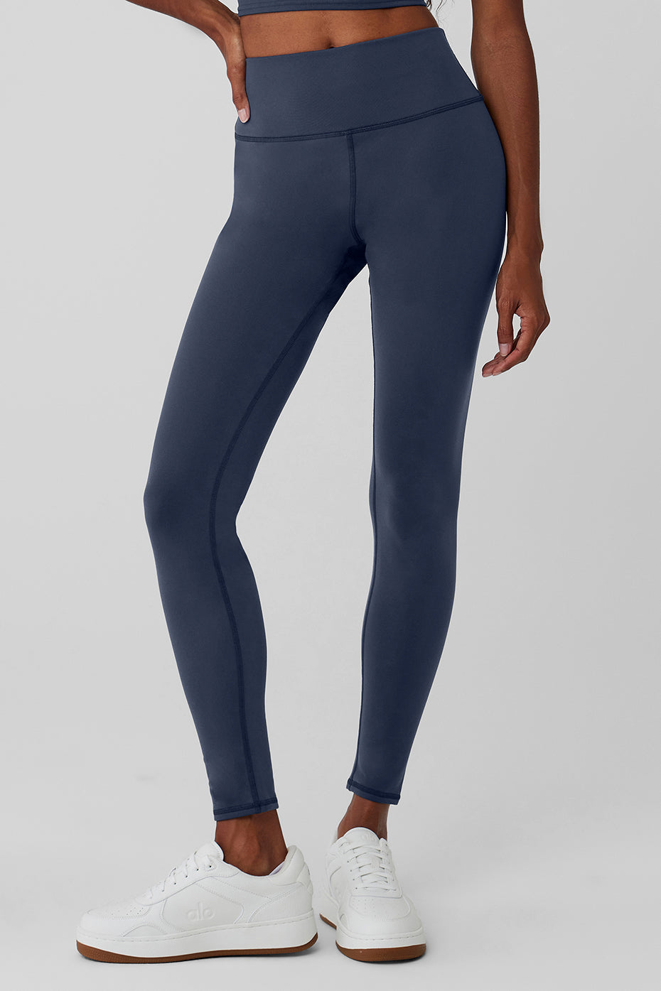Alo Yoga Airbrush Winter Warm High-Waist Nocturne Legging - Navy - imagen 1