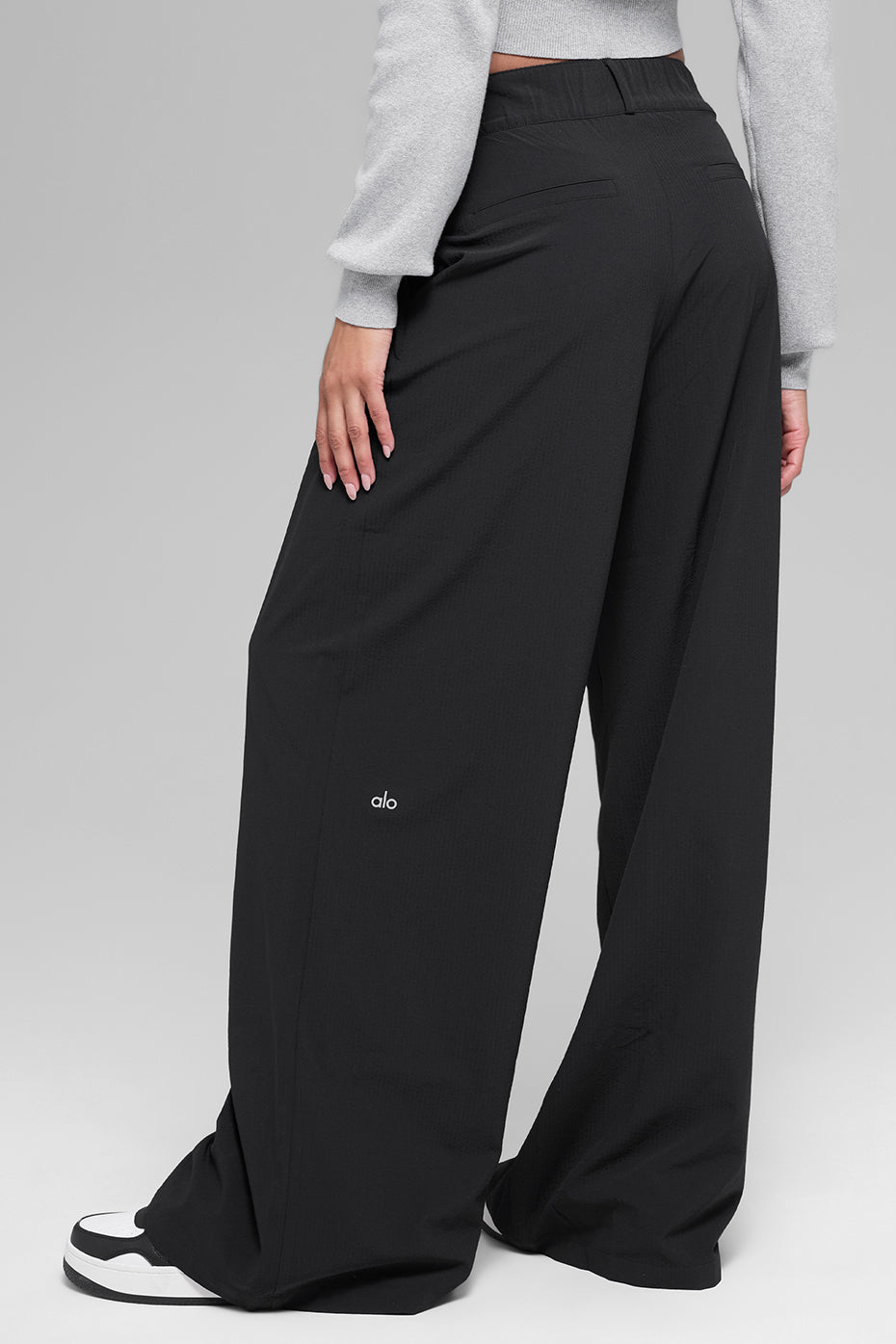 Alo Yoga High-Waist Dreamscape Trouser (Long) - Black - imagen 4