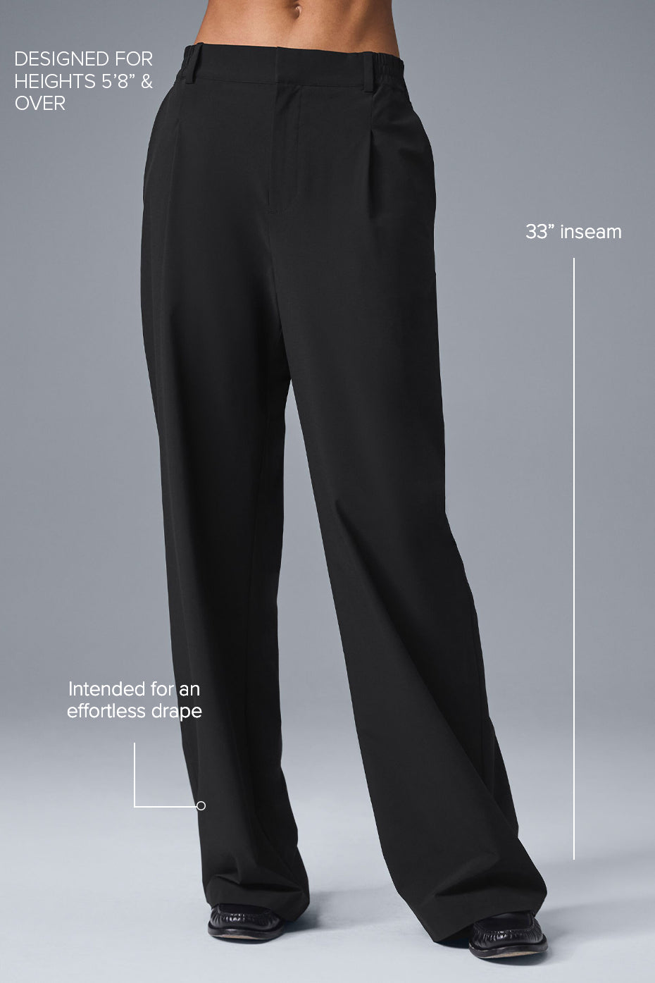 Alo Yoga High-Waist Pursuit Trouser (Long) - Black - imagen 2