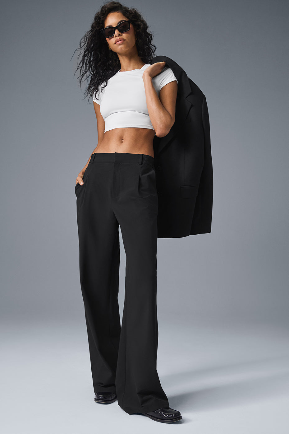 Alo Yoga High-Waist Pursuit Trouser (Long) - Black - imagen 1