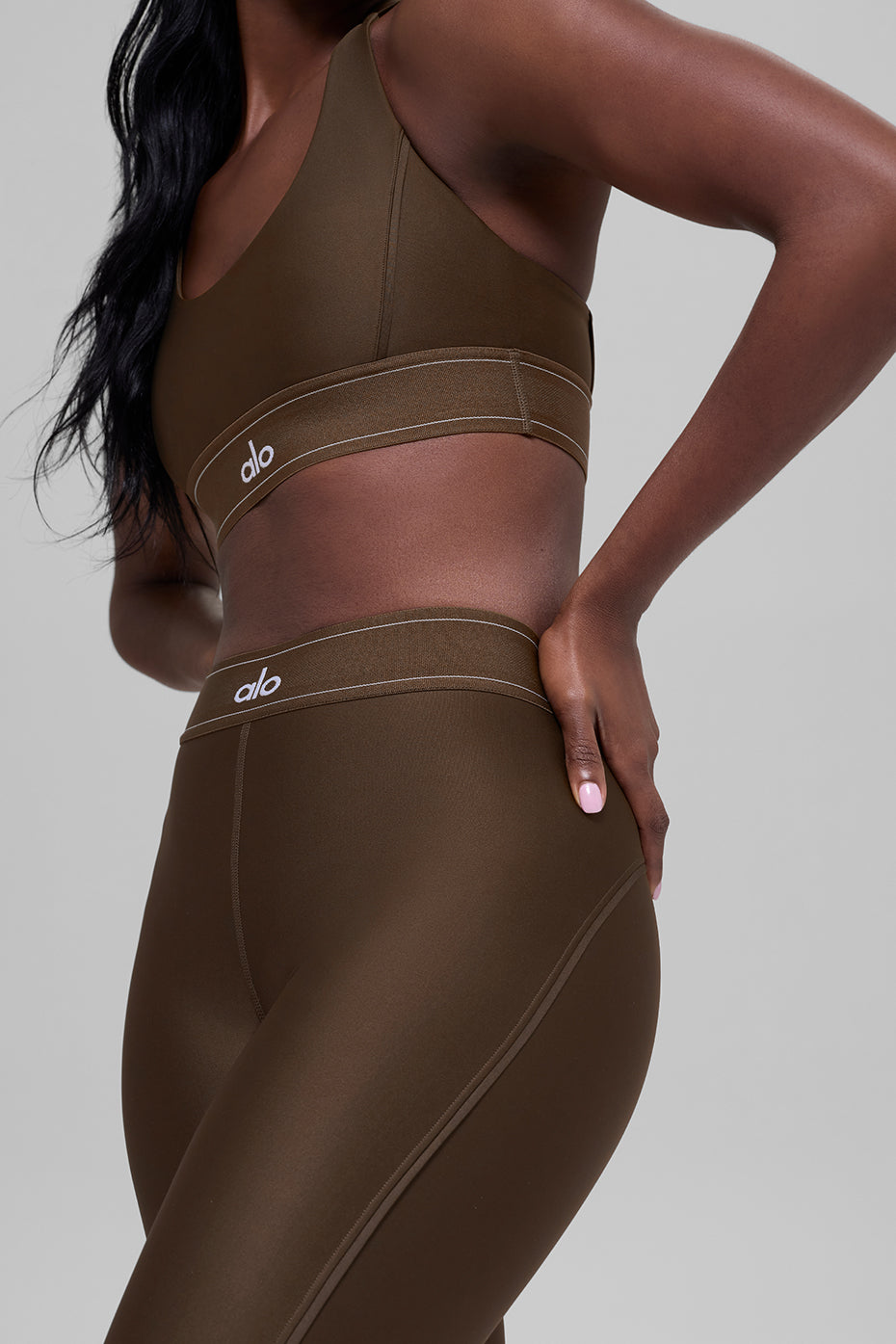 Alo Yoga Airlift High-Waist Suit Up Legging - Espresso - imagen 3
