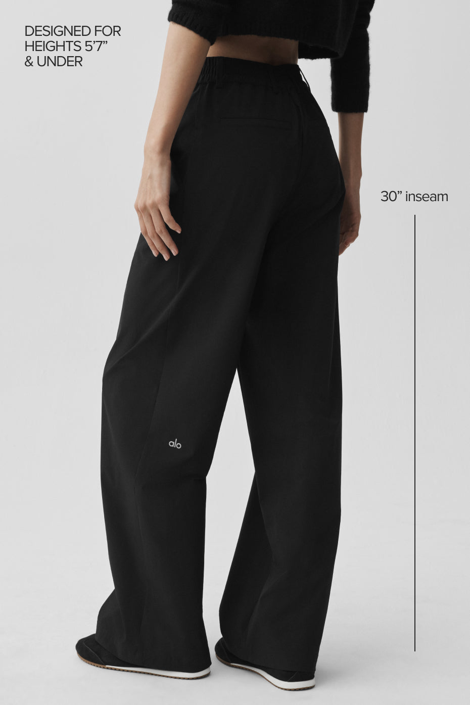 Alo Yoga High-Waist Pursuit Trouser (Regular) - Black - imagen 2