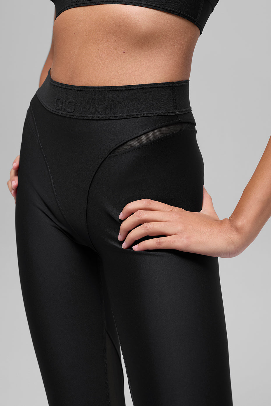 Alo Yoga Airlift High-Waist 7/8 Rebel Legging - Black - imagen 1
