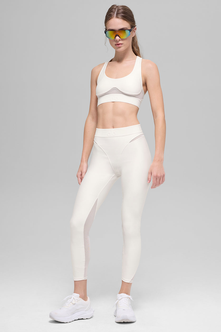 Alo Yoga Airlift High-Waist 7/8 Rebel Legging - Ivory - imagen 6
