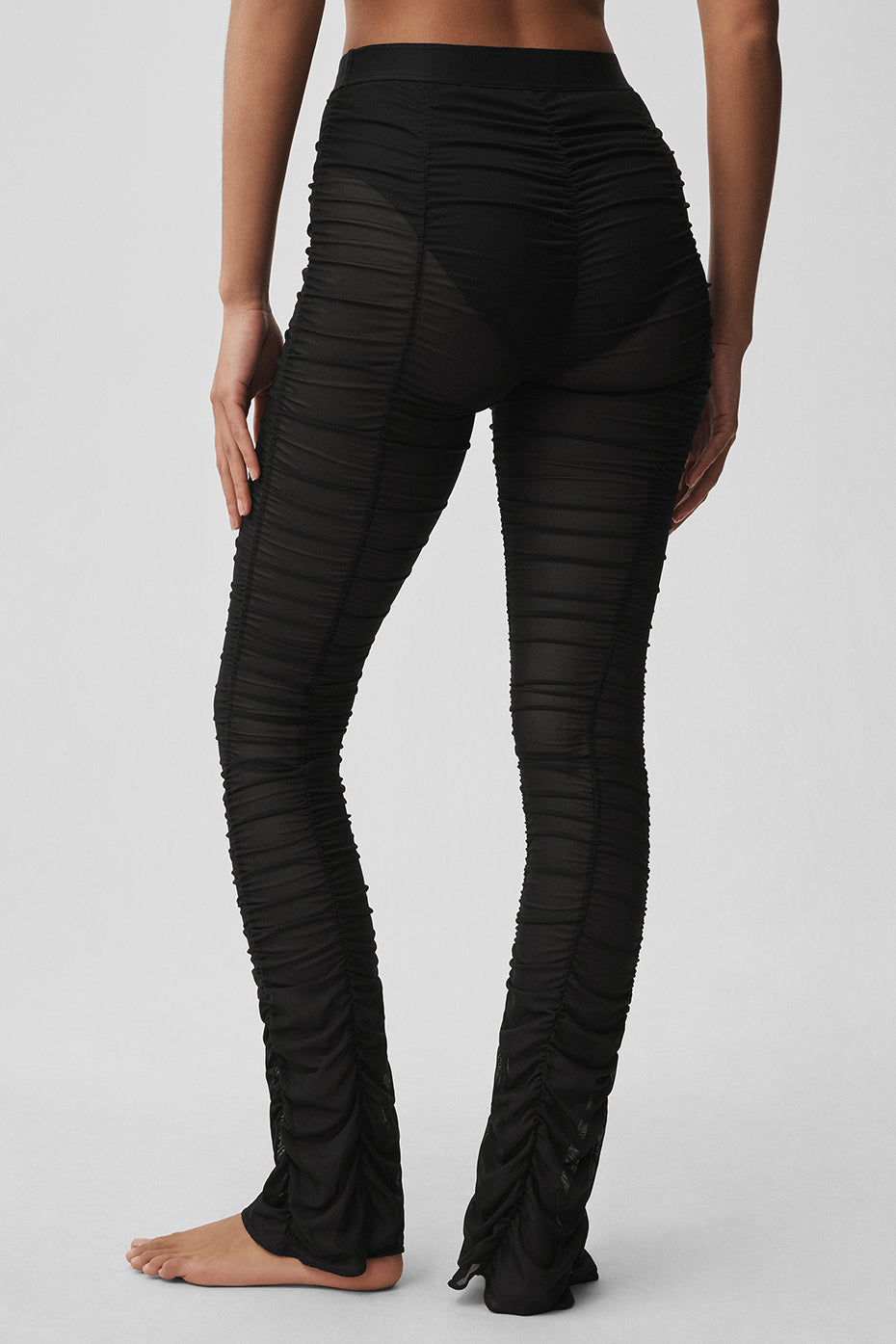 Alo Yoga Airlift Mesh High-Waist Cherish Legging - Black - imagen 4