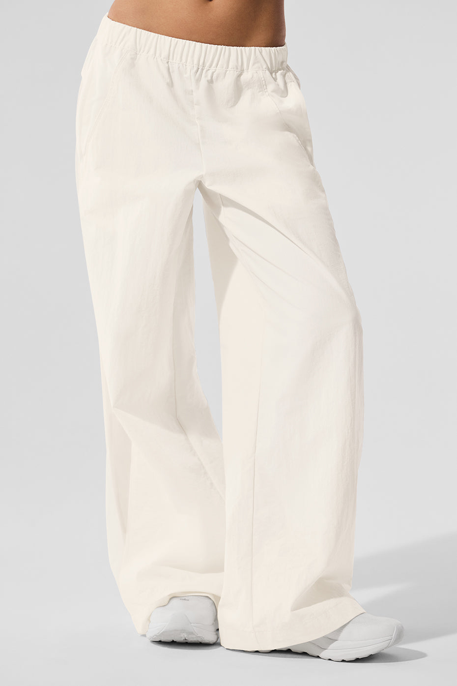 Alo Yoga High-Waist Origin Wide Leg Track Pant - Ivory - imagen 1