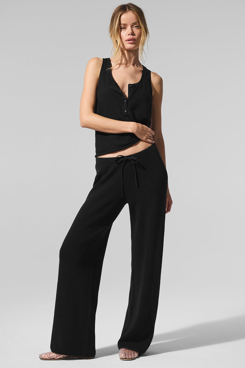 Alo Yoga Supernatural Sweater Pant - Black - imagen 5