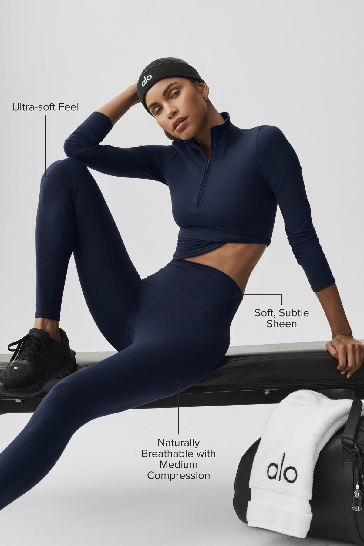 Alo Yoga ALO Softsculpt High-Waist Legging - Navy - imagen 2