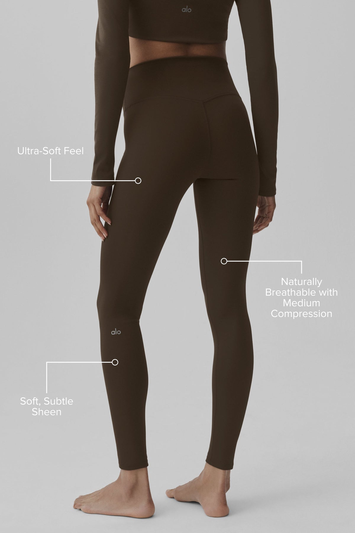 Alo Yoga ALO Softsculpt High-Waist Legging - Espresso - imagen 2