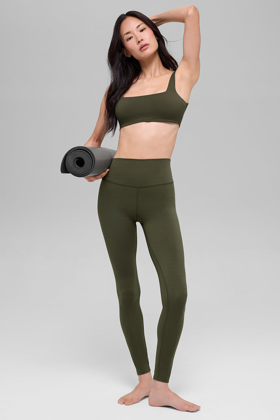 Alo Yoga ALO Softsculpt High-Waist Legging - Green Olive - imagen 4