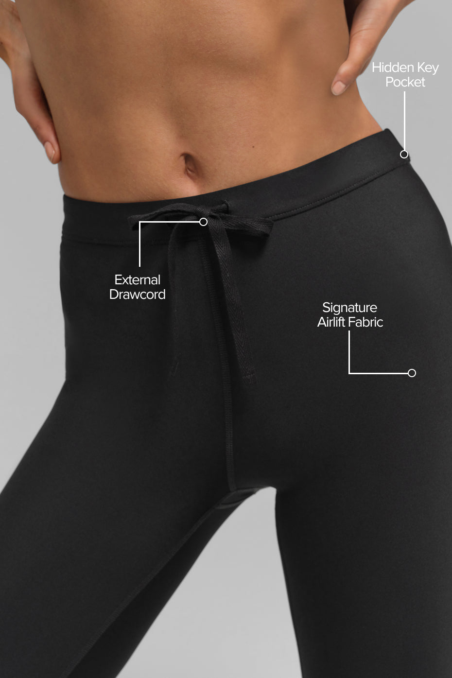 Alo Yoga Airlift High-Waist Light Speed Legging - Black - imagen 2