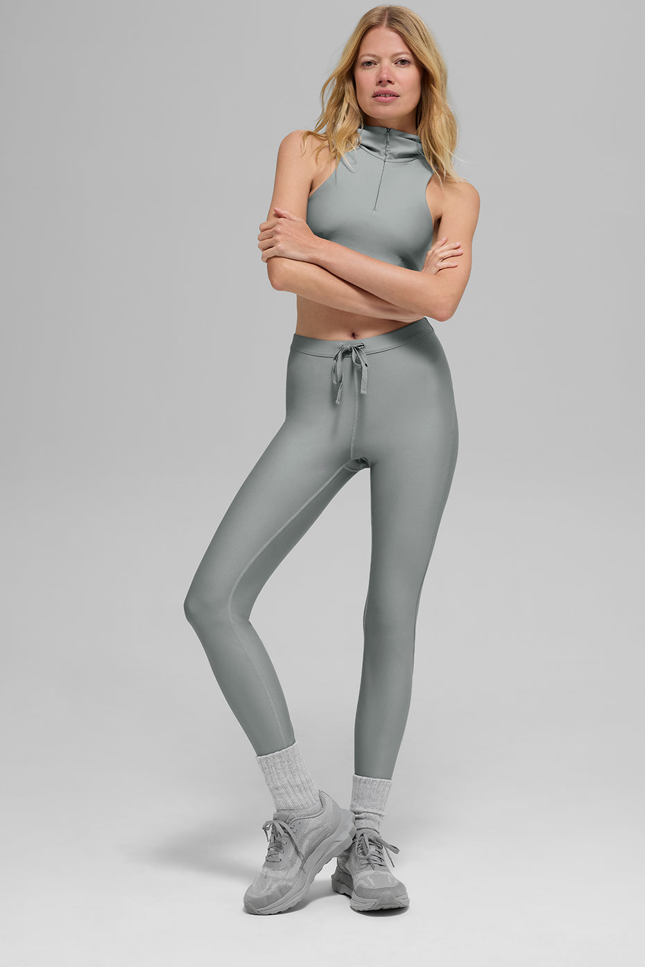 Alo Yoga Airlift High-Waist Light Speed Legging - Lunar Grey - imagen 5