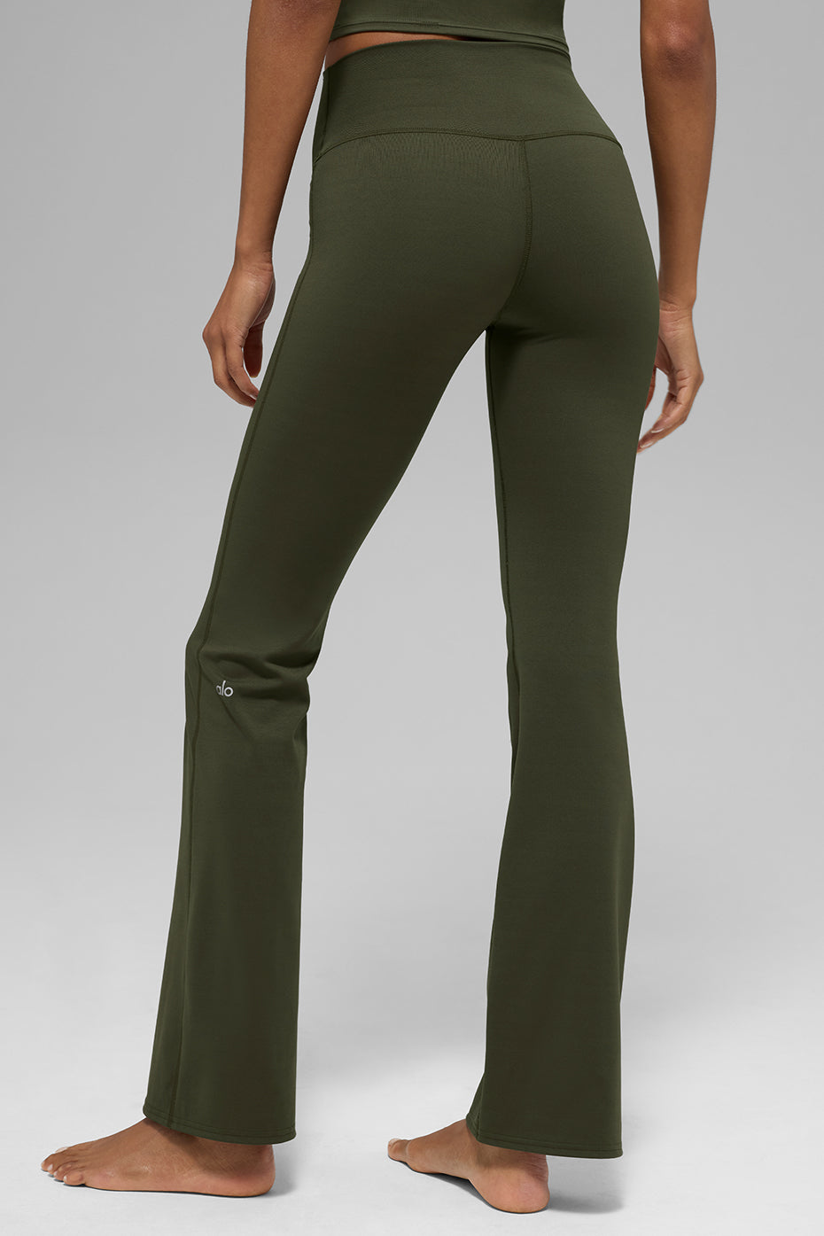 Alo Yoga ALO Softsculpt High-Waist Bootcut Legging (Regular) - Green Olive - imagen 3
