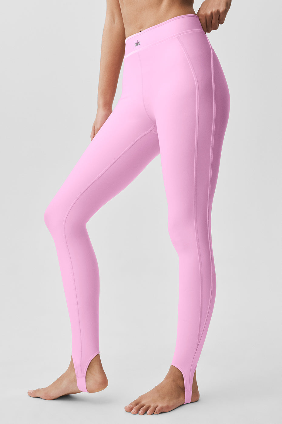 Alo Yoga Airlift High-Waist Love Language Stirrup Legging - Candy Heart Pink - imagen 4