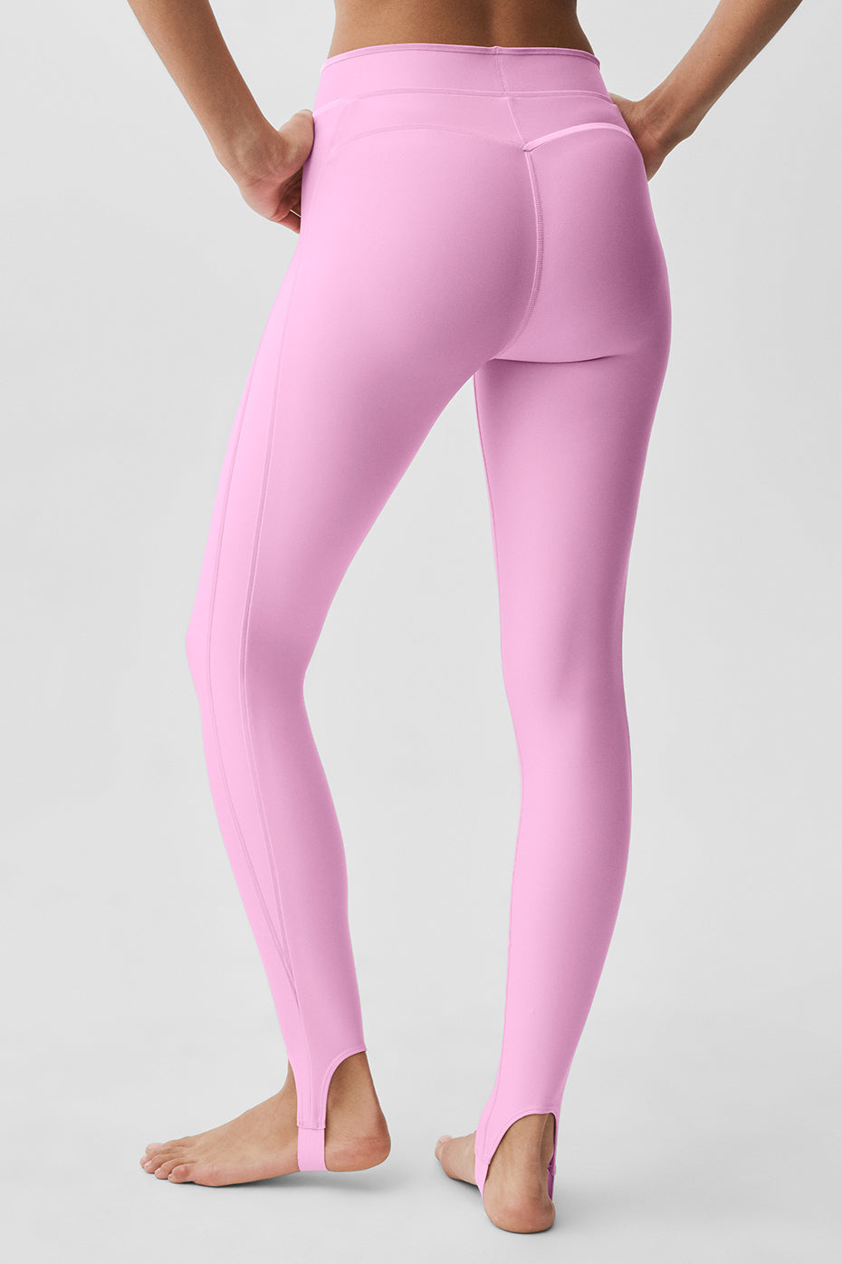 Alo Yoga Airlift High-Waist Love Language Stirrup Legging - Candy Heart Pink - imagen 2