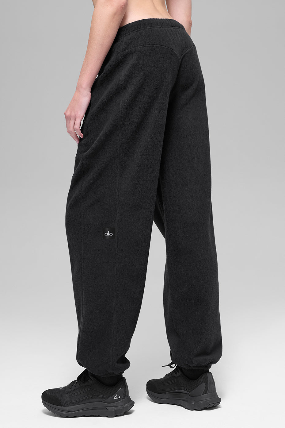 Alo Yoga Polar Fleece High-Waist Retreat Jogger - Black - imagen 1