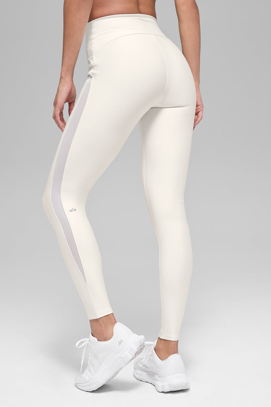 Alo Yoga Airlift High-Waist Mesh Infatuation Legging - Ivory - imagen 3