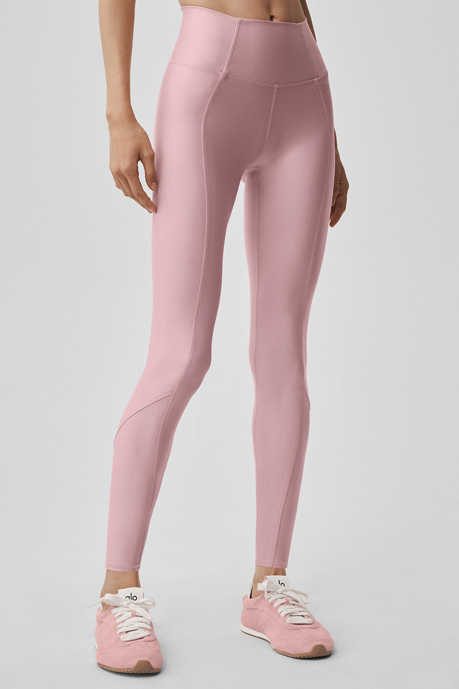 Alo Yoga Airlift High-Waist 7/8 Fine Line Legging - Vintage Pink - imagen 3