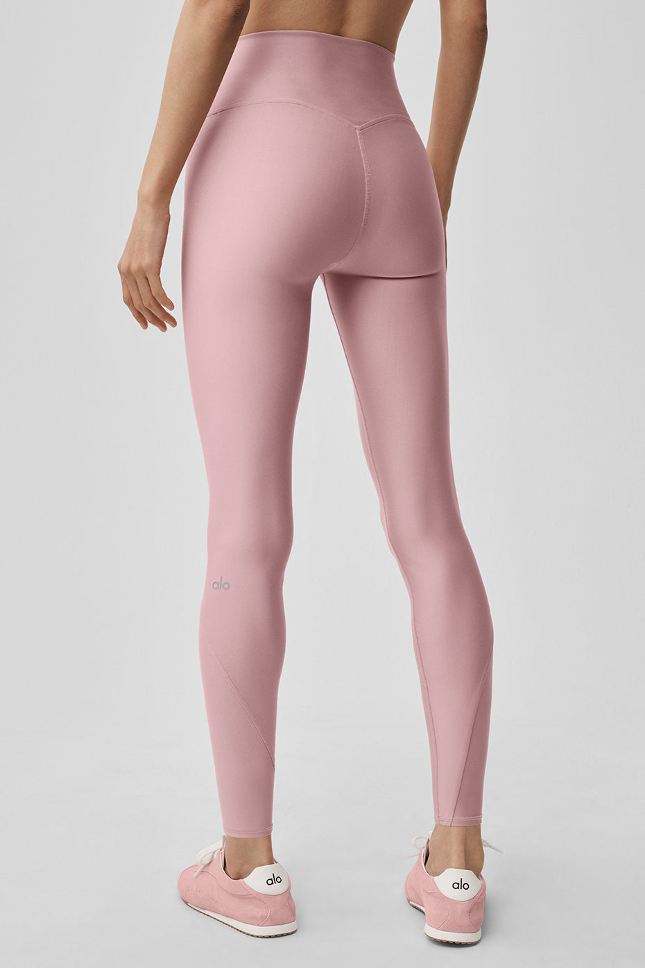 Alo Yoga Airlift High-Waist 7/8 Fine Line Legging - Vintage Pink - imagen 4