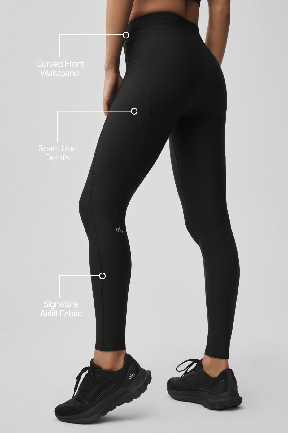 Alo Yoga Airlift High-Waist Evolve Legging - Black - imagen 2