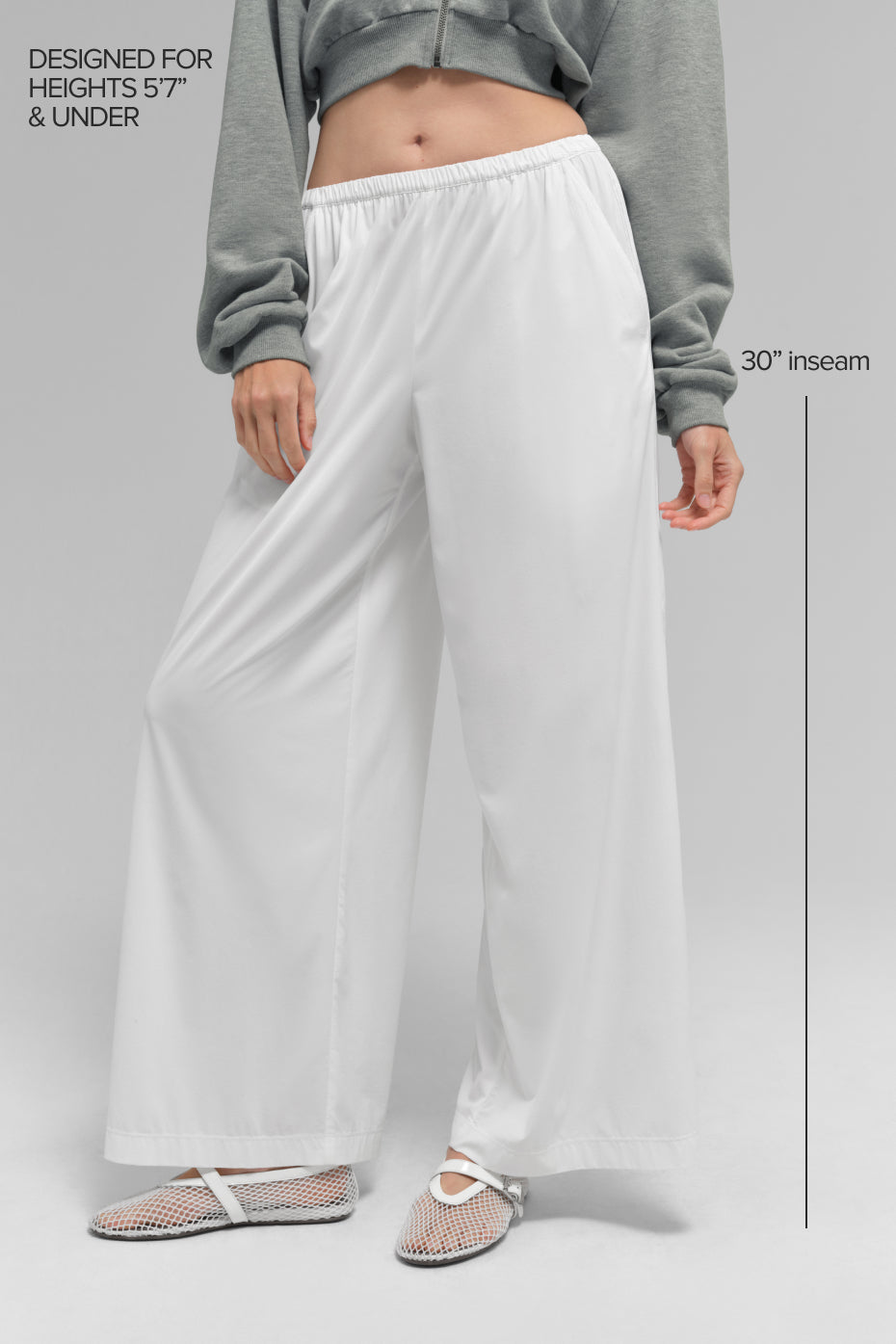 Alo Yoga Breezy Wide Leg Pant (Regular) - White - imagen 2