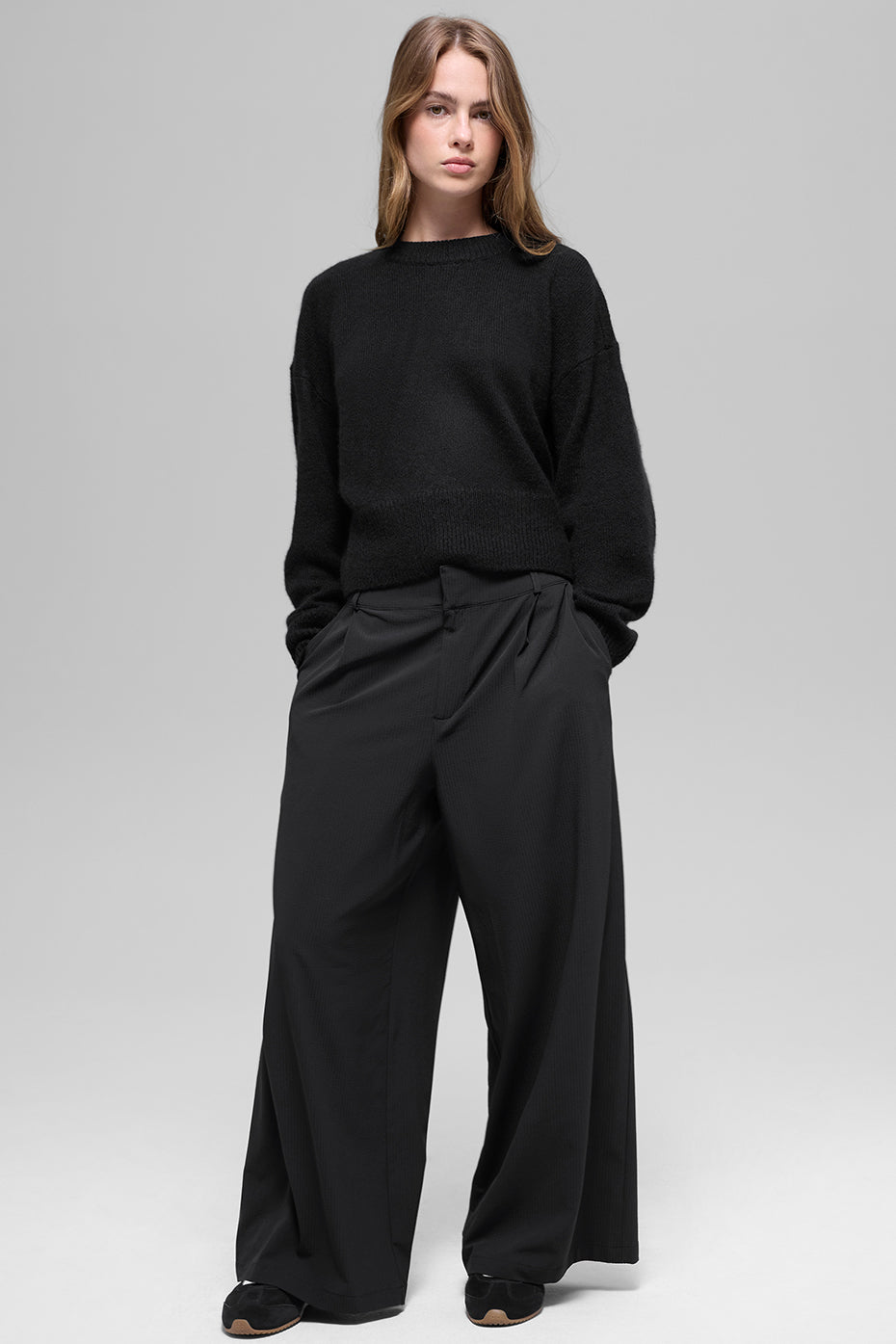 Alo Yoga High-Waist Dreamscape Trouser (Short) - Black - imagen 1