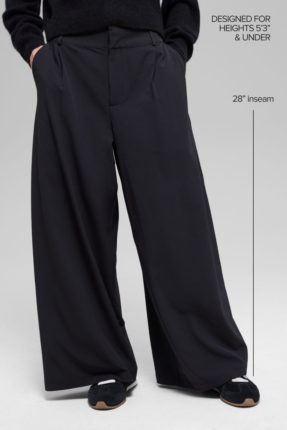 Alo Yoga High-Waist Dreamscape Trouser (Short) - Black - imagen 2