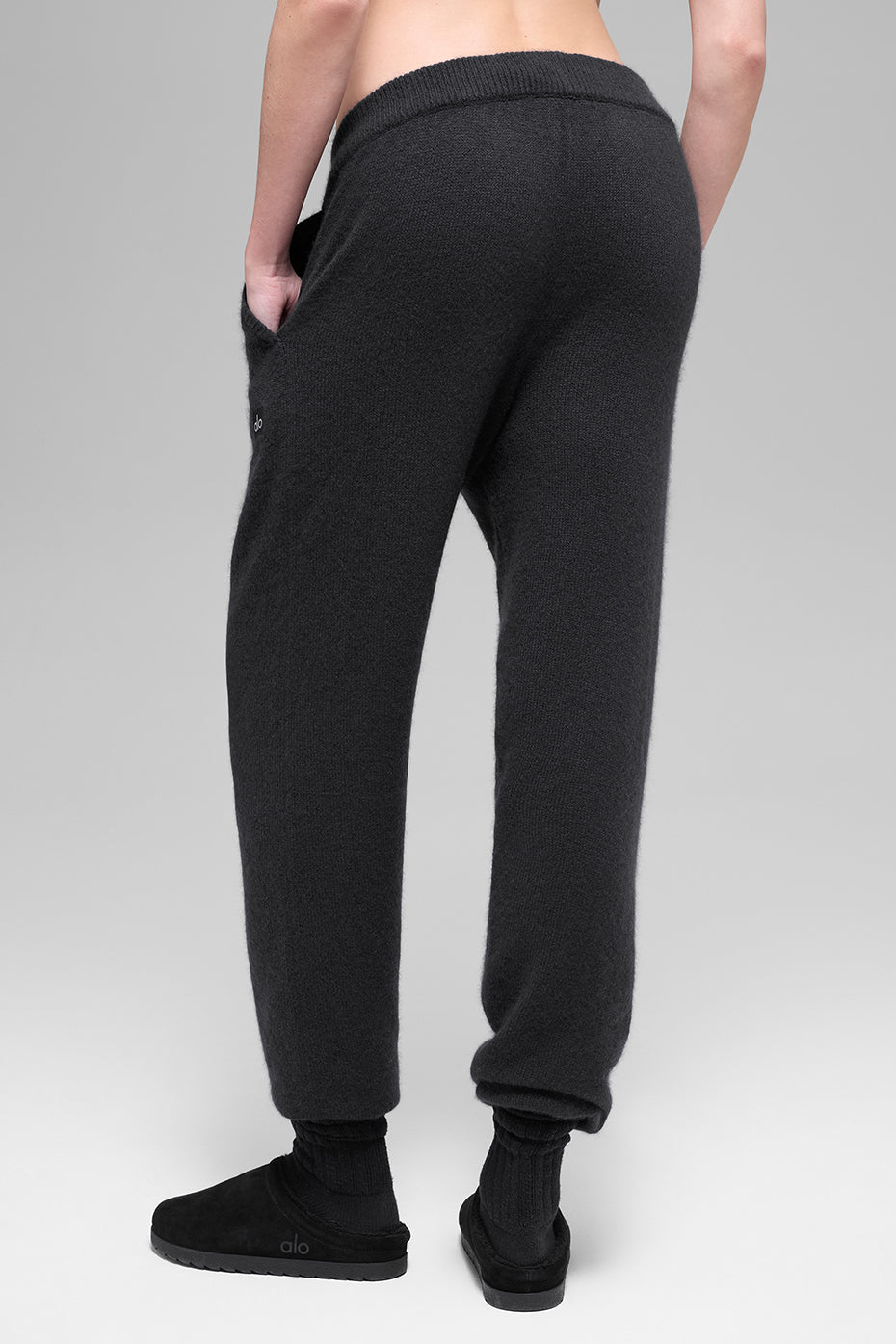 Alo Yoga Wool Cashmere High-Waist New Class Jogger - Black - imagen 3