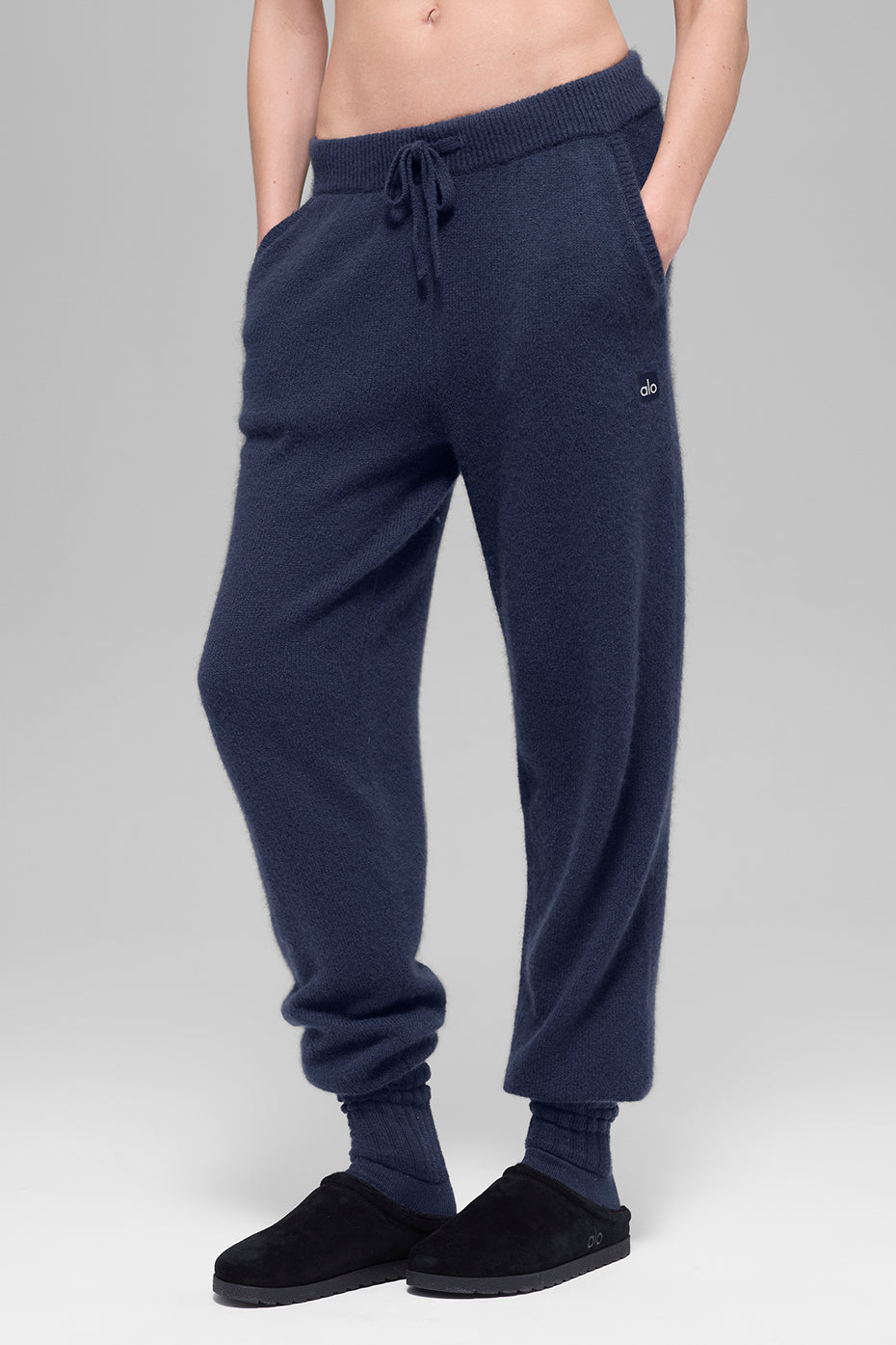 Alo Yoga Wool Cashmere High-Waist New Class Jogger - Navy - imagen 1