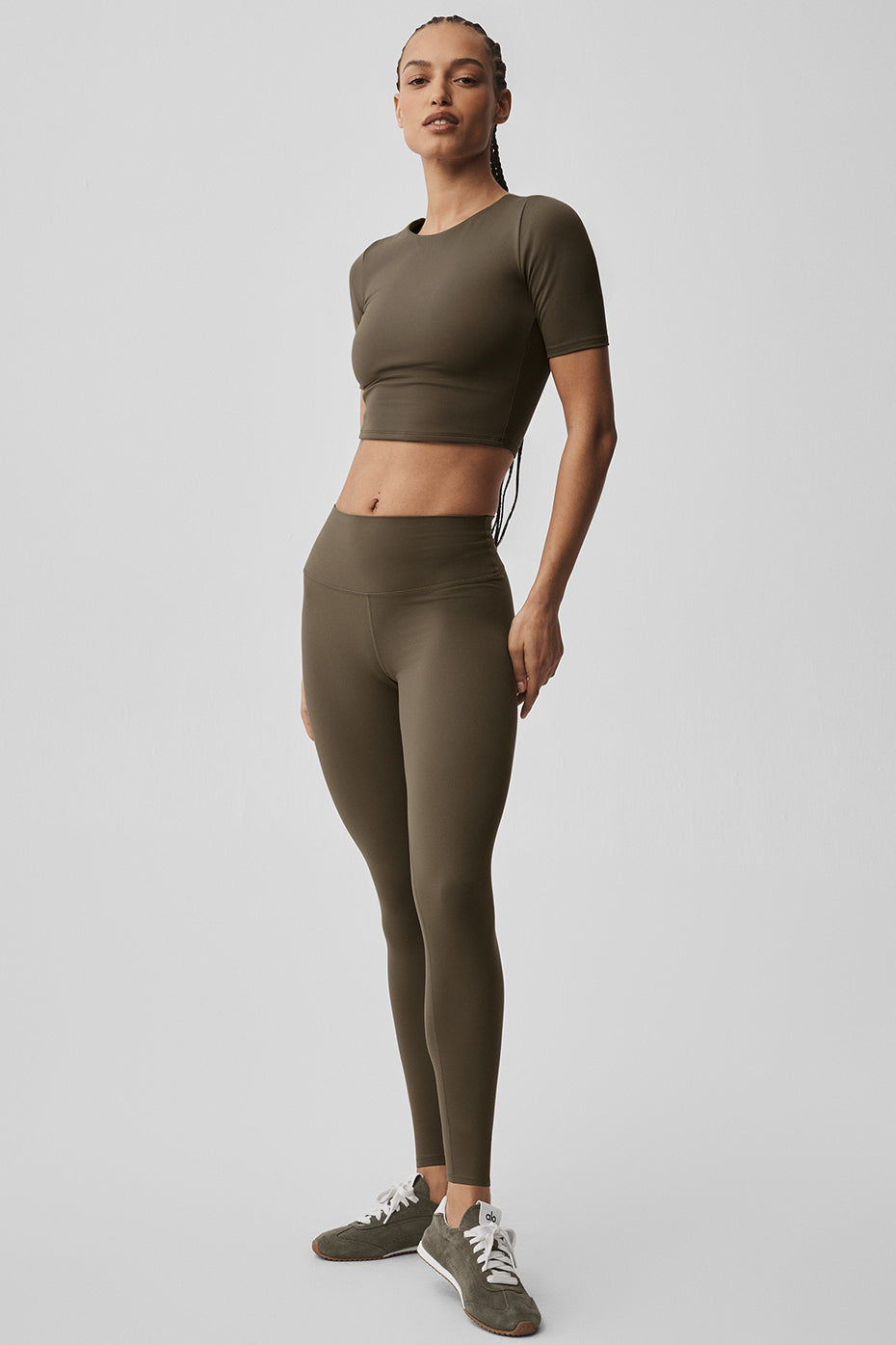 Alo Yoga ALO Softsculpt High-Waist 7/8 Legging - Olive Tree - imagen 6
