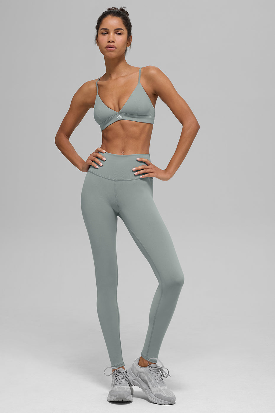 Alo Yoga High-Waist Airbrush Legging - Lunar Grey - imagen 4